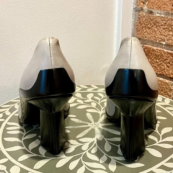 Prada Leather Cuban Heel Pumps - Picture 5 of 9